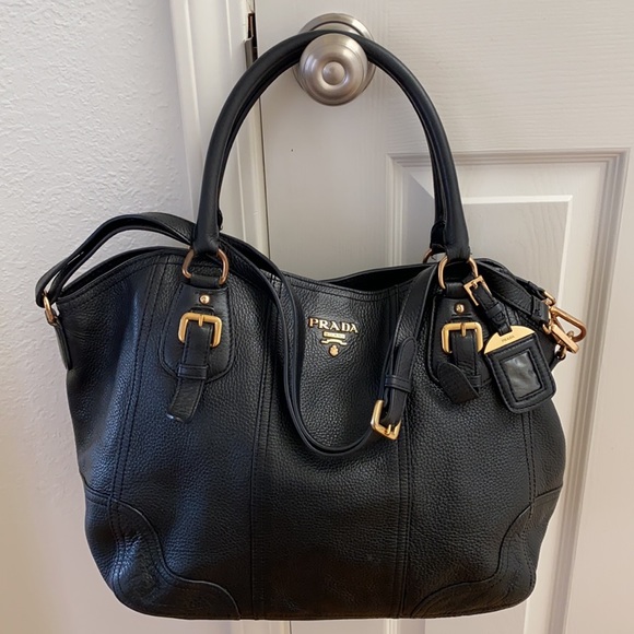 Prada Handbags - Authentic Prada Leather Over Shoulder & Cross-body